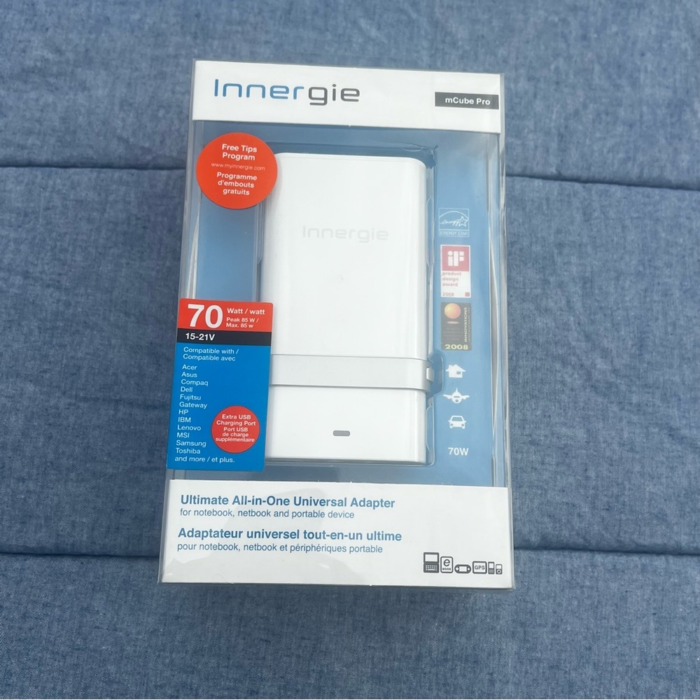 Innergie mCube Pro All in One Universal Adapter 70 Watt Auto Air Wall Charger